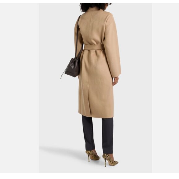 Theory Wool & Cashmere-Blend Robe Coat - Picture 5 of 11